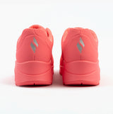 Skechers 73690/CRL UNO - STAND ON AIR Womens Trainers Coral