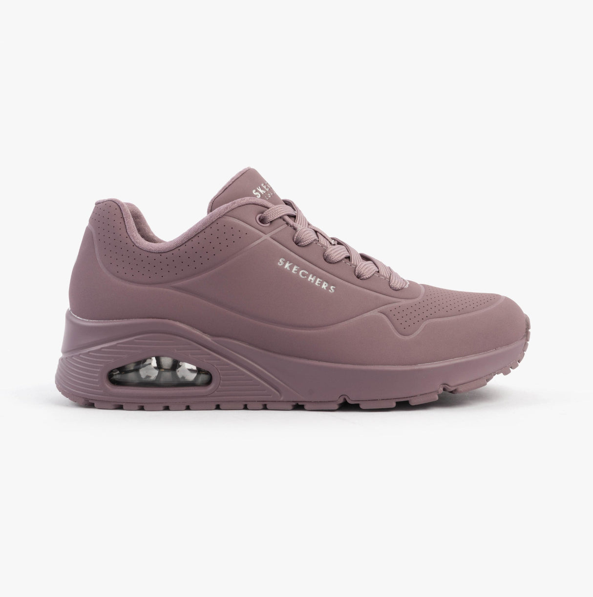 Skechers 73690/DKMV UNO - STAND ON AIR Womens Trainers Dark Mauve