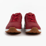 Skechers 73690/DKRD UNO - STAND ON AIR Womens Trainers Dark Red