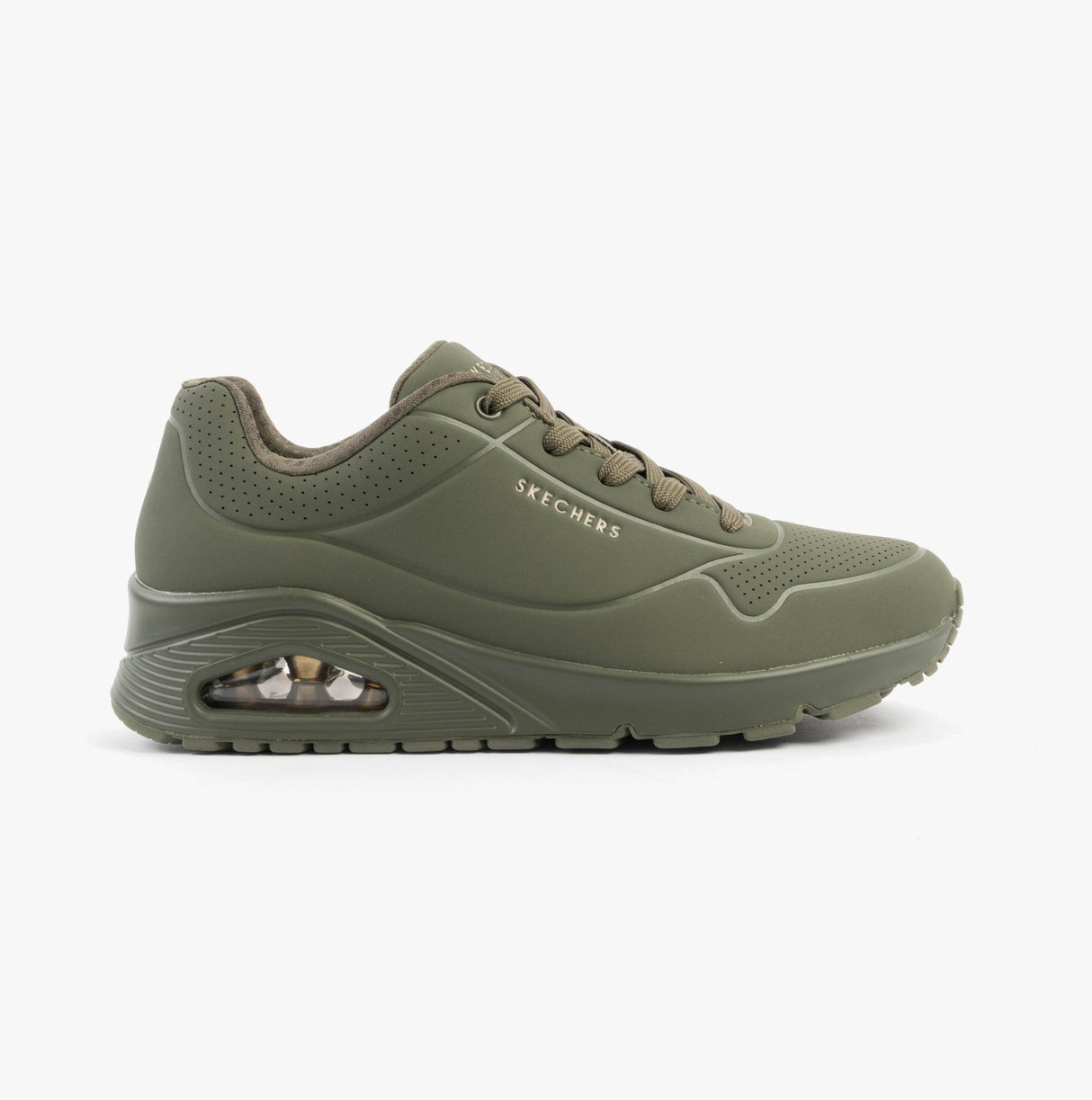 Skechers 73690/OLV UNO - STAND ON AIR Womens Trainers Olive