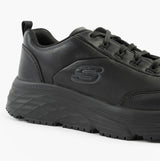 Skechers Work MAX CUSHIONING ELITE SR - KAJUS Womens Safety Trainers Black