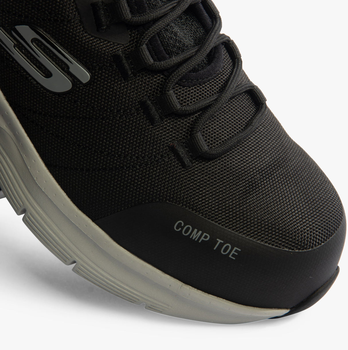 Skechers Work 108075EC ARCH FIT SR - EBINAL Womens Safety Trainers Black/Grey