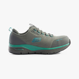 Skechers Work 108075EC ARCH FIT SR - EBINAL Womens Safety Trainers Grey/Aqua