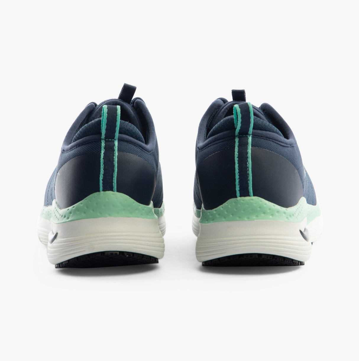 Skechers Work 108075EC ARCH FIT SR - EBINAL Womens Safety Trainers Navy/Aqua