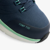 Skechers Work 108075EC ARCH FIT SR - EBINAL Womens Safety Trainers Navy/Aqua