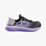 Skechers Work 108152EC TILIDO - OMBRAY Womens Safety Trainers Black/Purple