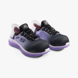 Skechers Work 108152EC TILIDO - OMBRAY Womens Safety Trainers Black/Purple