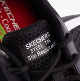 Skechers Work 200086EC ARCH FIT SR - RINGSTAP Mens Safety Trainers Black/White