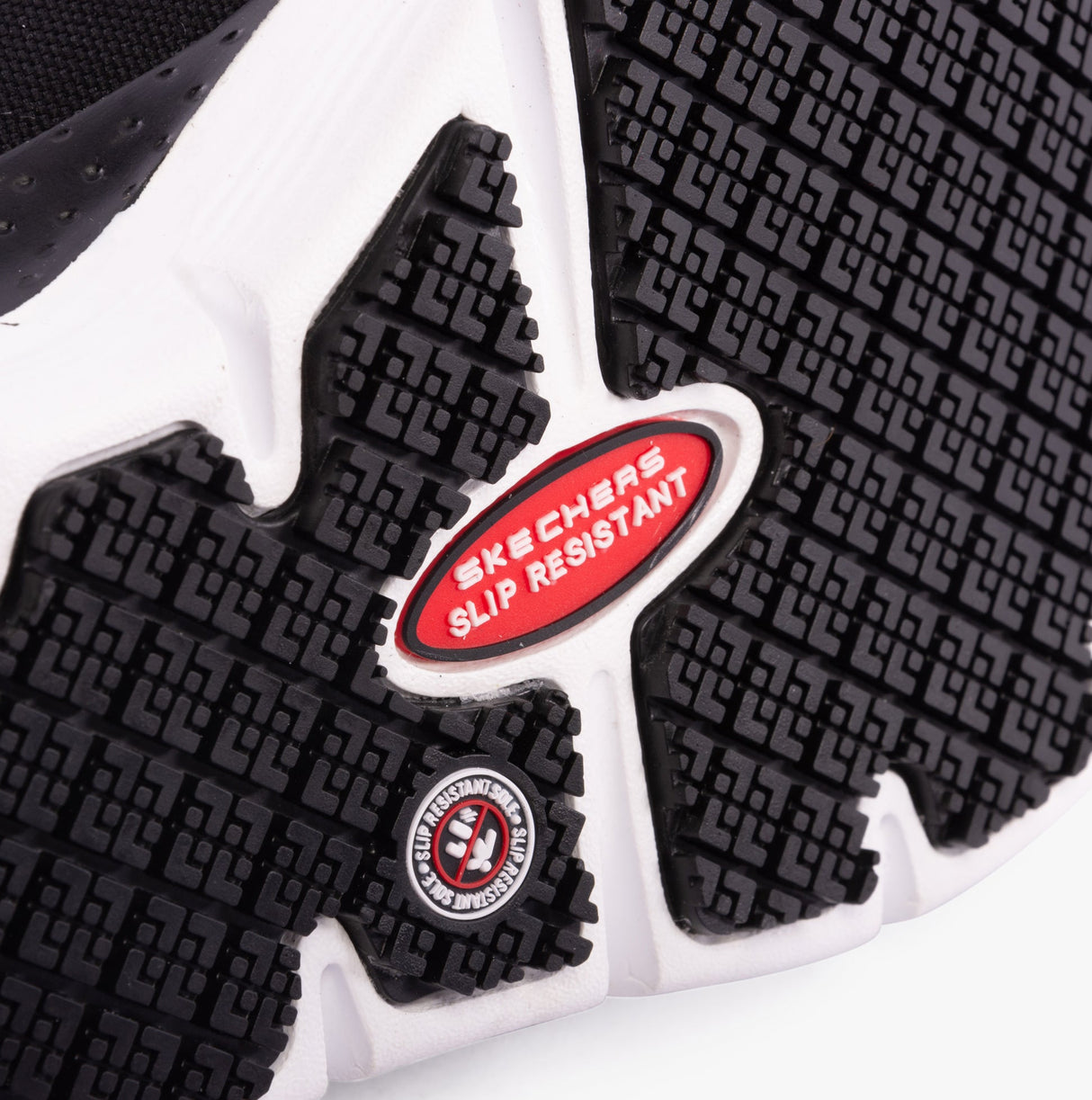 Skechers Work 200086EC ARCH FIT SR - RINGSTAP Mens Safety Trainers Black/White