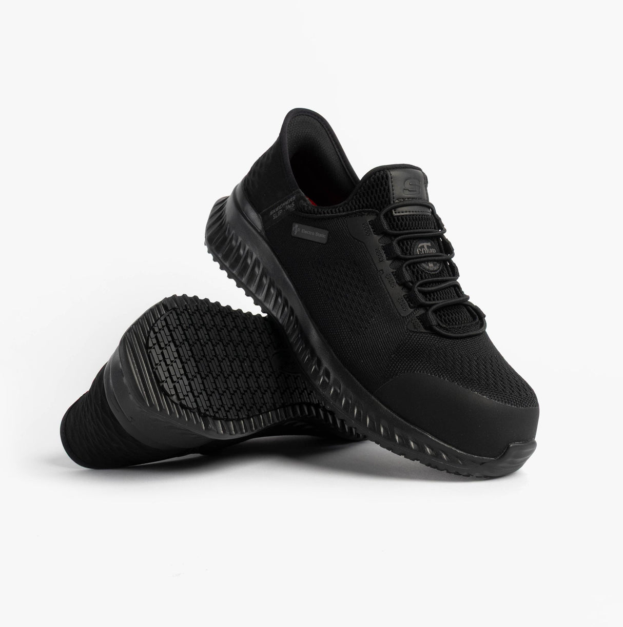 Skechers Work 200206EC TILIDO - FLETCHIT Mens Safety Trainers Black