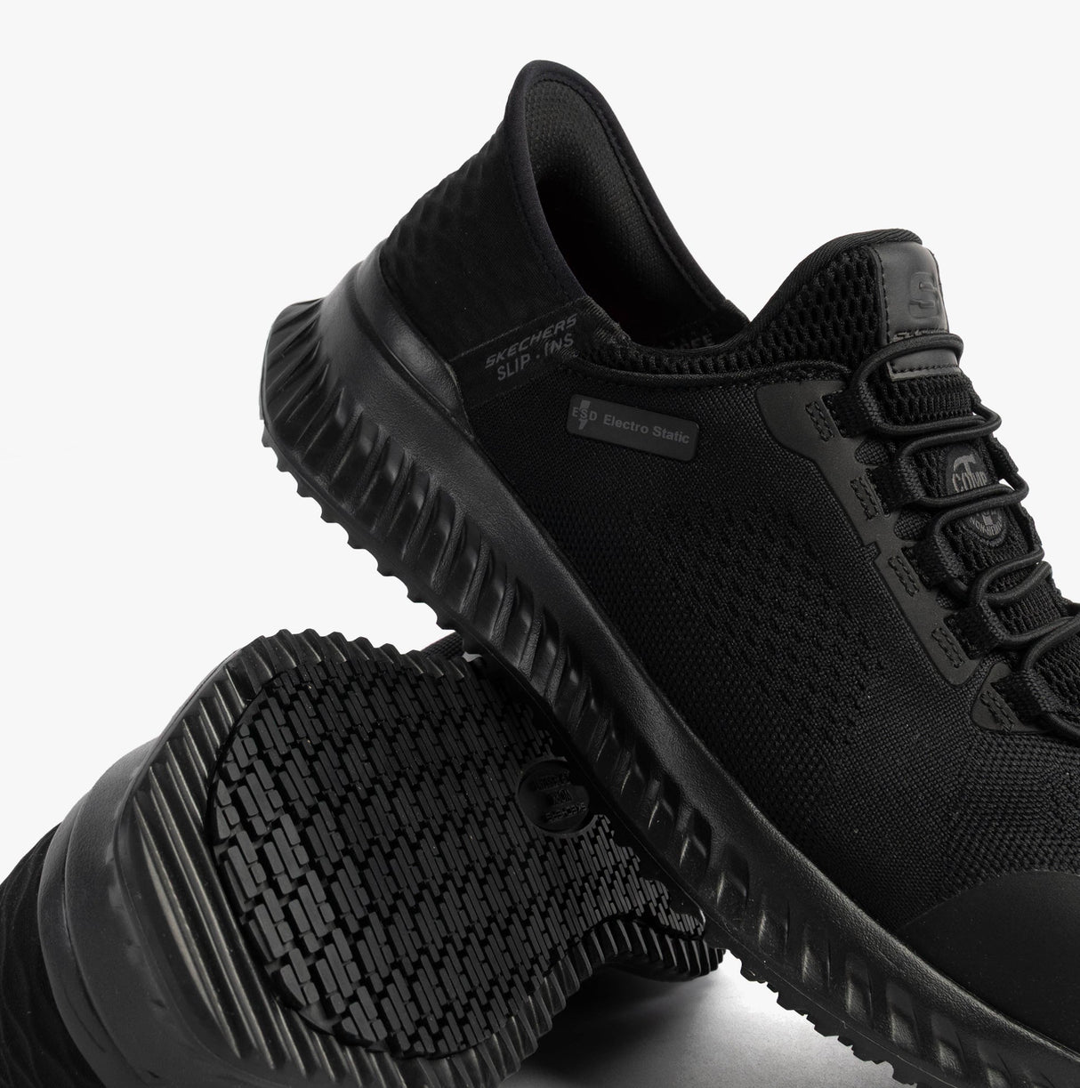 Skechers Work 200206EC TILIDO - FLETCHIT Mens Safety Trainers Black