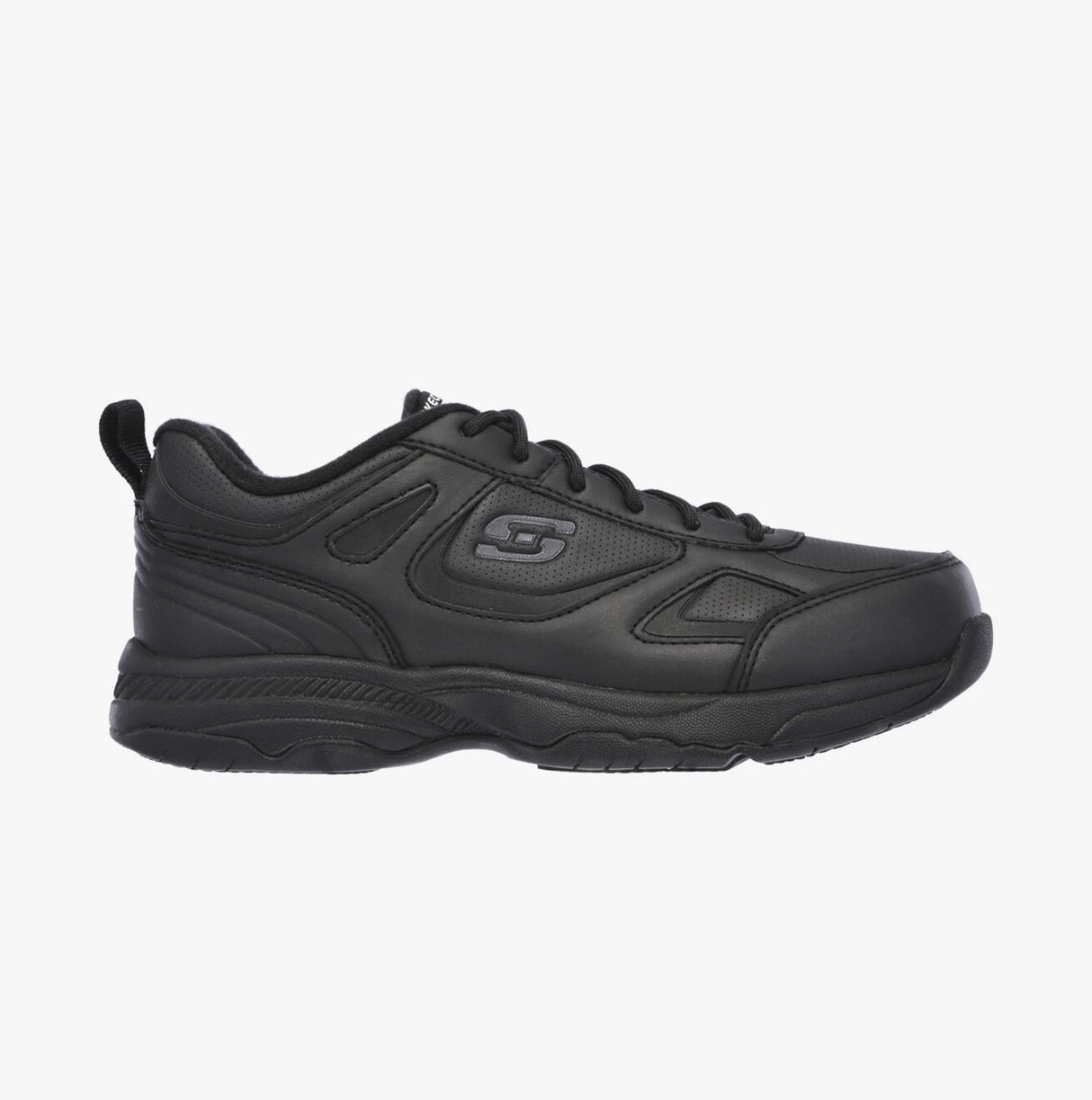 Skechers Work 77200EC/BLK 77200EC/BLK WORK RELAXED FIT: DIGHTON-BRICELYN SR Womens Safety Trainers Black