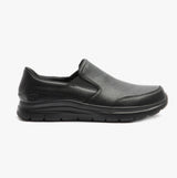Skechers Work 77071EC FLEX ADVANTAGE- BRONWOOD SR Mens Occupational Shoes Black