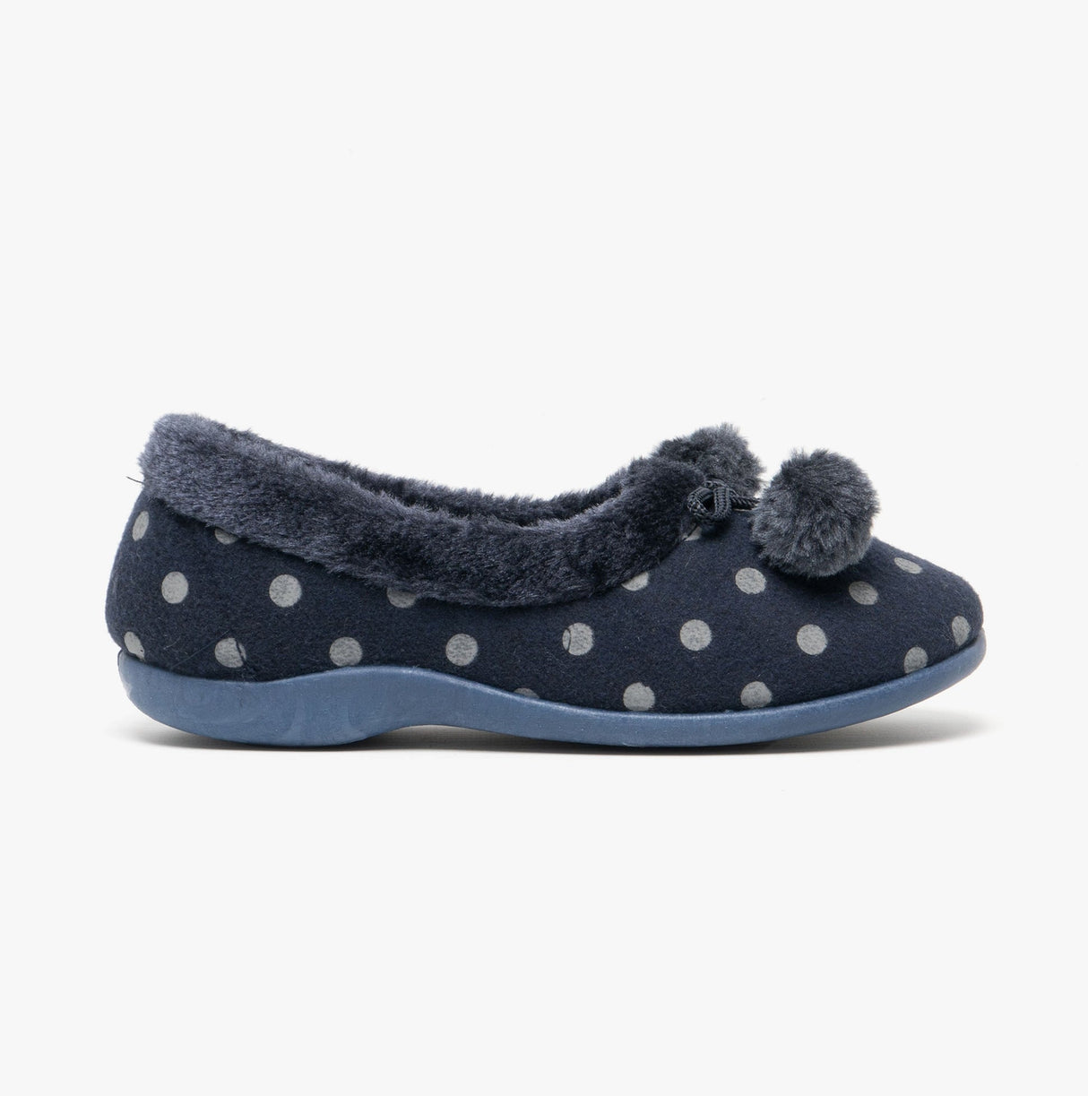 MARGE Womens Full Slippers Navy