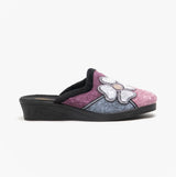 Sleepers KIMBERLY Womens Mule Slippers Black Multi
