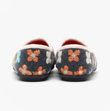 Sleepers GRACIE Womens Knitted Full Slippers Grey Multi