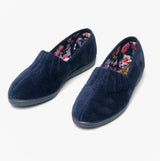 Sleepers ZARA Womens Full Slippers Navy Blue