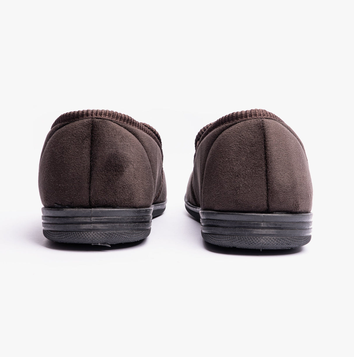 Sleepers WILSON Brown Mens Plush Velour Twin Gusset Slipper