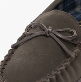 Sleepers ADIE Mens Moccasin Slippers Brown