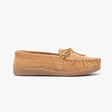Sleepers ADIE Mens Moccasin Slippers Sand