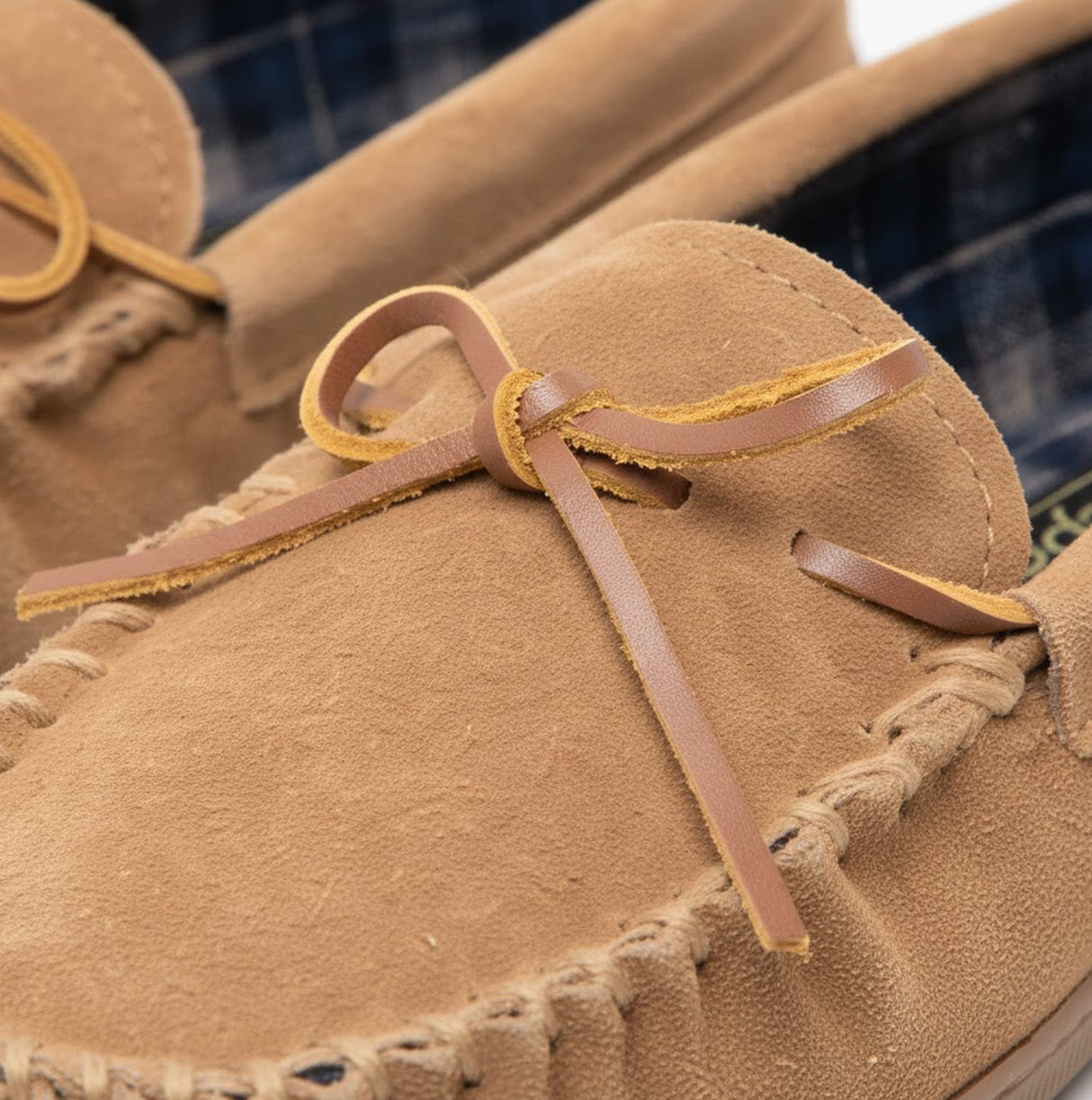 Sleepers ADIE Mens Moccasin Slippers Sand