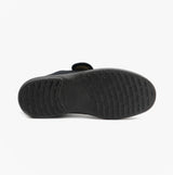 Sleepers ARTHUR Mens Super Wide Full Slippers Black