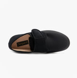 Sleepers ARTHUR Mens Super Wide Full Slippers Black