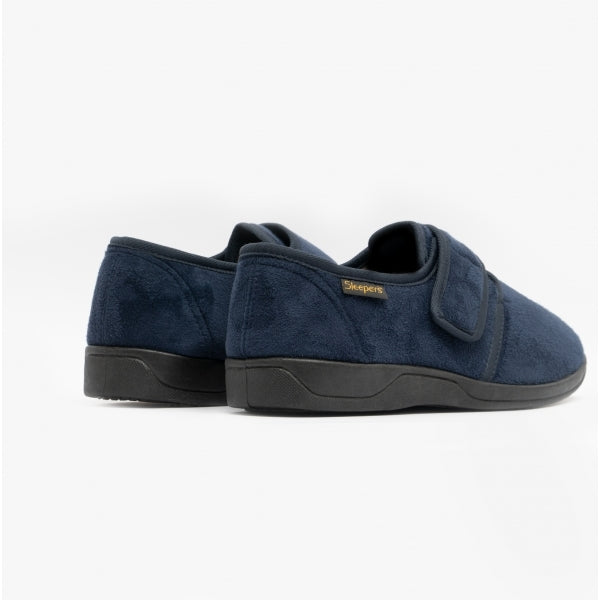 Sleepers TOM Mens Full Slippers Navy Blue