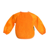 2 PACK - Mum 2 Mum Long Sleeved Wonder Bibs LARGE 18m - 3 years - Orange & Navy