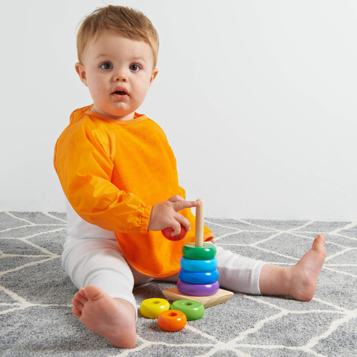 Mum 2 Mum Sleeved Wonder Bib - Two Sizes, 15 Colours