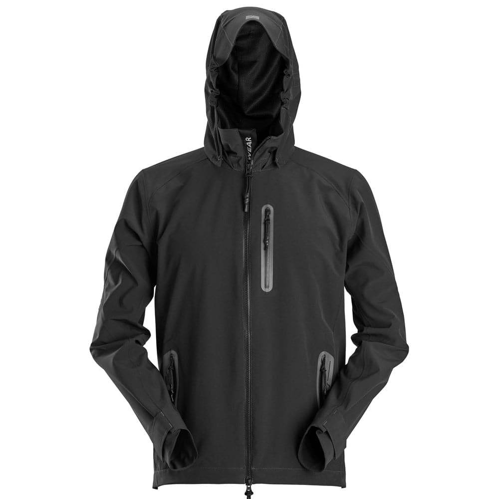 Snickers 1218 Flexiwork, Waterproof Soft Shell Jacket with Hood