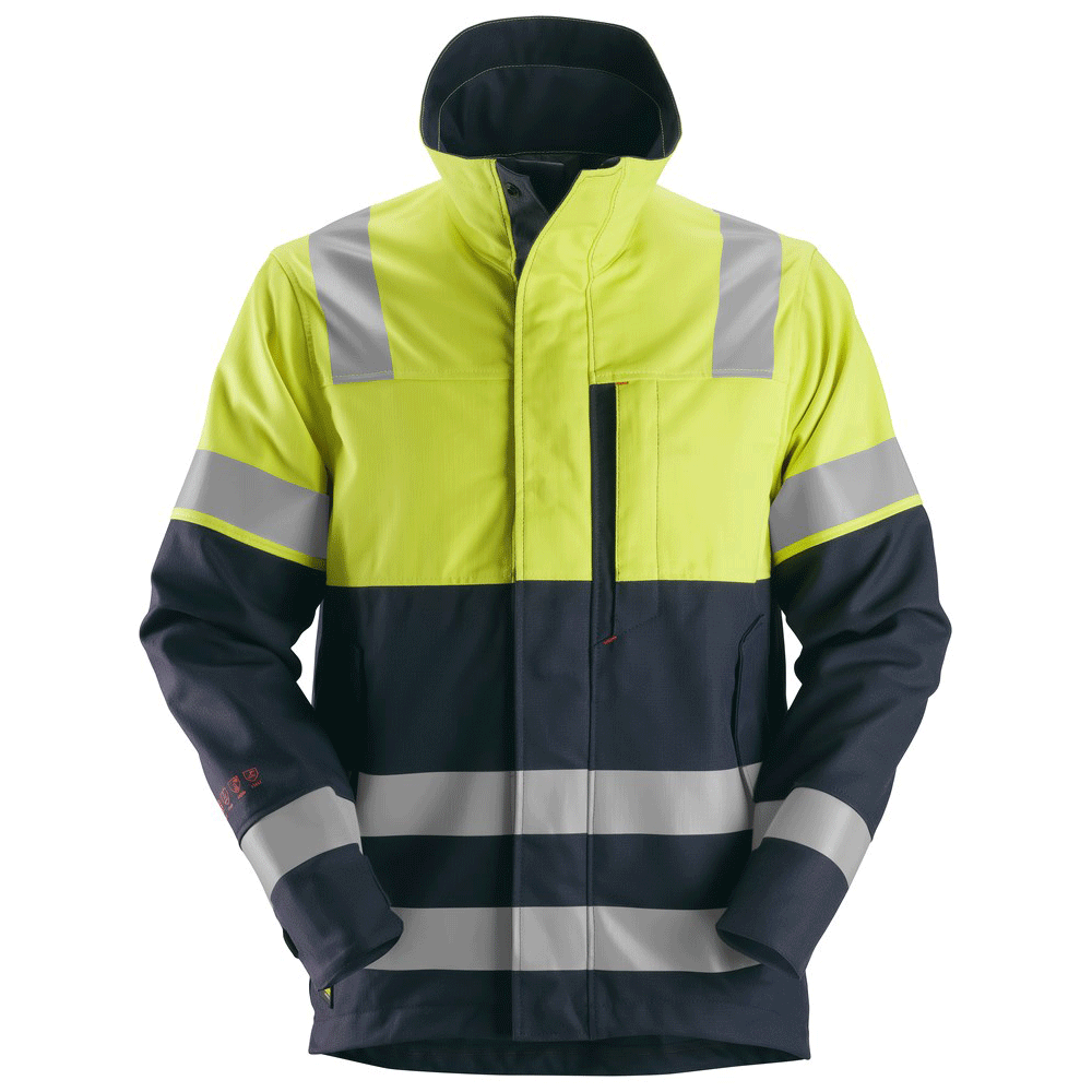 Snickers 1560 ProtecWork Flame Retardant Arc Protection Hi-Vis Jacket, Class 1