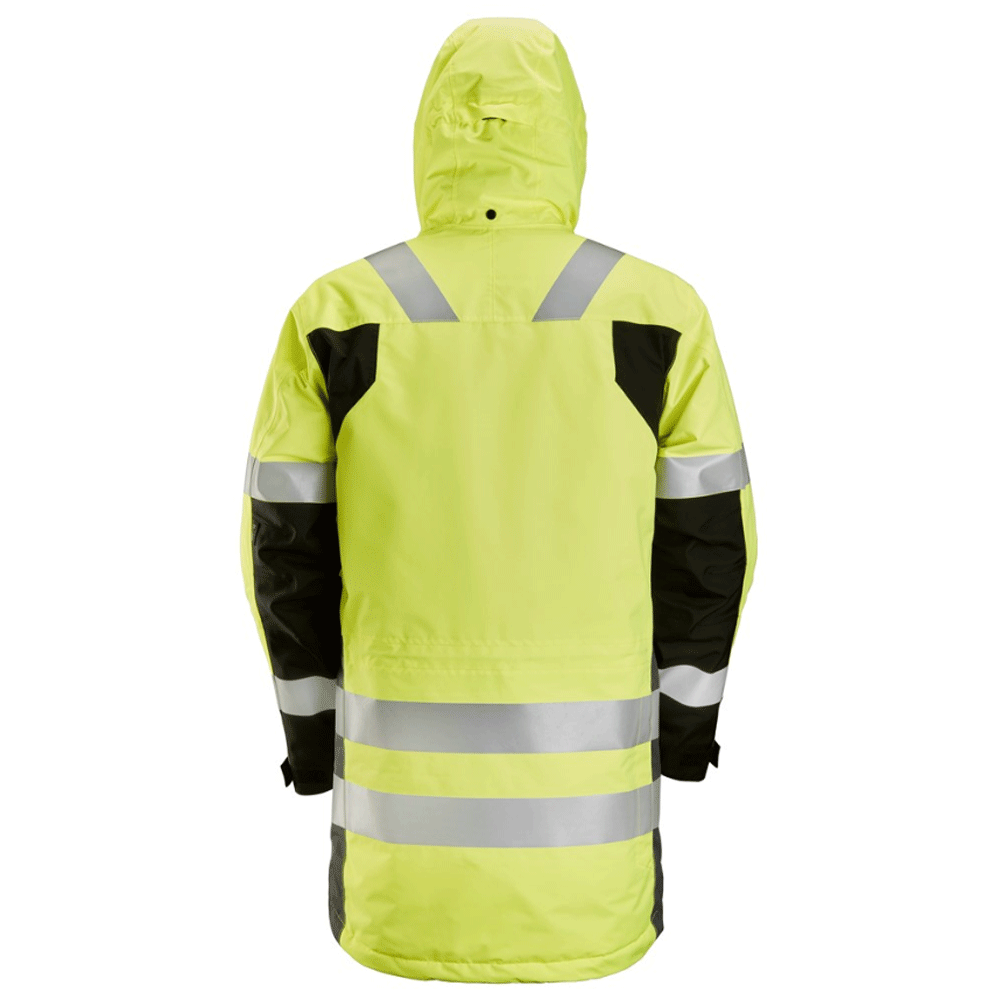 Snickers 1830 AllroundWork, Hi-Vis Waterproof Parka Jacket Class 3 Various Colours
