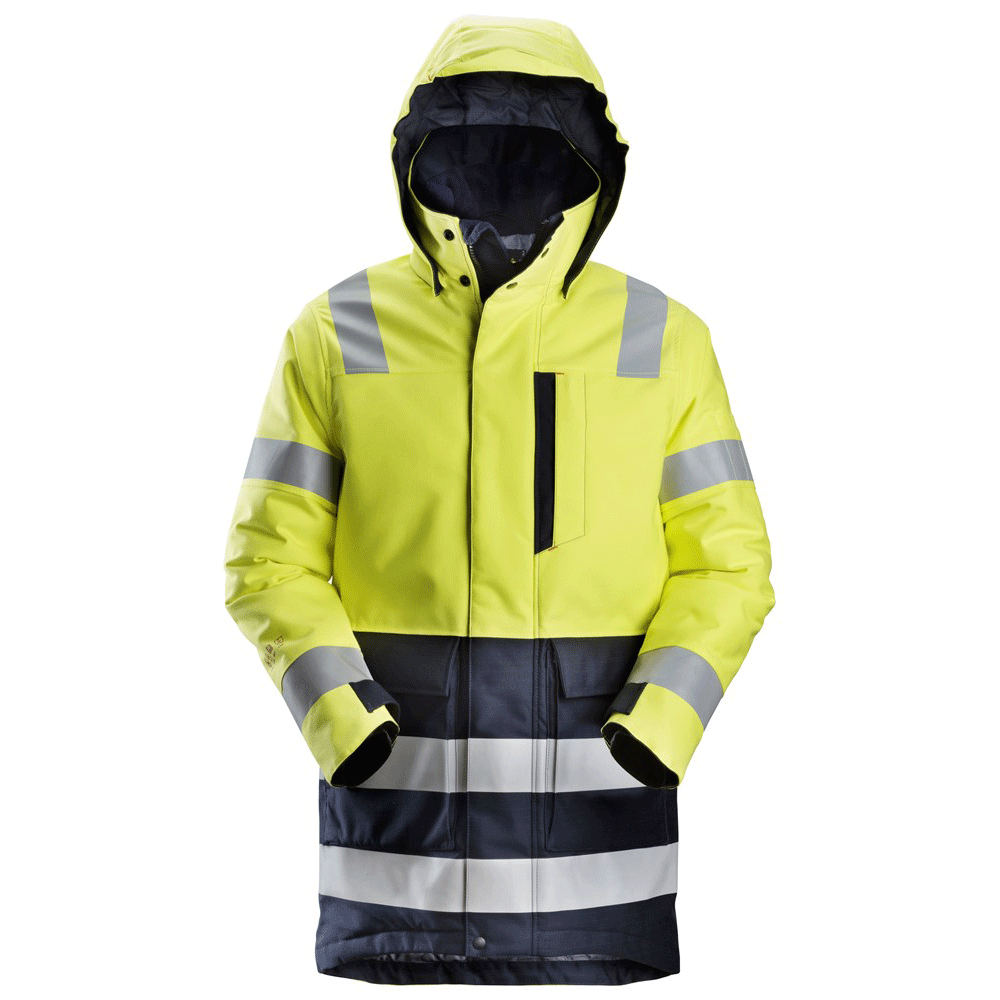 Snickers 1860 ProtecWork, Arc Protection Insulated Hi-Vis Parka, Class 3