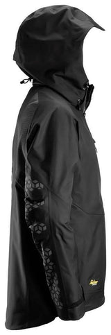 Snickers 1980 FlexiWork, Waterproof GORE-TEX Shell Jacket Black Large