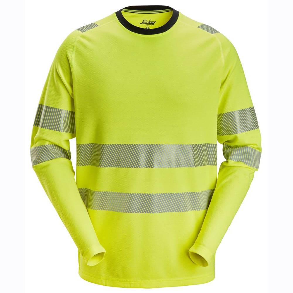 Snickers 2431 High-Vis Class 2/3 Long-Sleeve T-Shirt