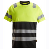 Snickers 2535 High-Vis Class 1 Short Sleeve Work T-Shirt
