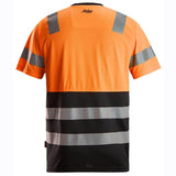 Snickers 2535 High-Vis Class 1 Short Sleeve Work T-Shirt