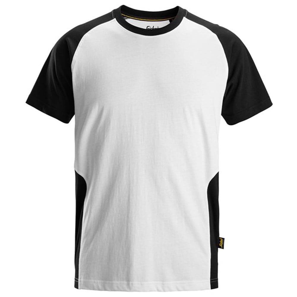 Snickers 2550 Two-Coloured Short Sleeve Cotton T-Shirt