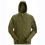 Snickers 2895 Logo Full-Zip Hoodie Sweatshirt