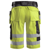 Snickers 3033 Hi-Vis Holster Pocket Shorts, Class 1 Various Colours