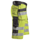 Snickers 3033 Hi-Vis Holster Pocket Shorts, Class 1 Hi-Vis Yellow, 38" Waist-Snickers 54