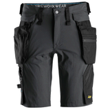 Snickers 6108 LiteWork, Detachable Holster Pockets Work Shorts Various Colours