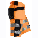 Snickers 6135 Hi-Vis Class 1 Stretch Work Shorts Holster Pockets