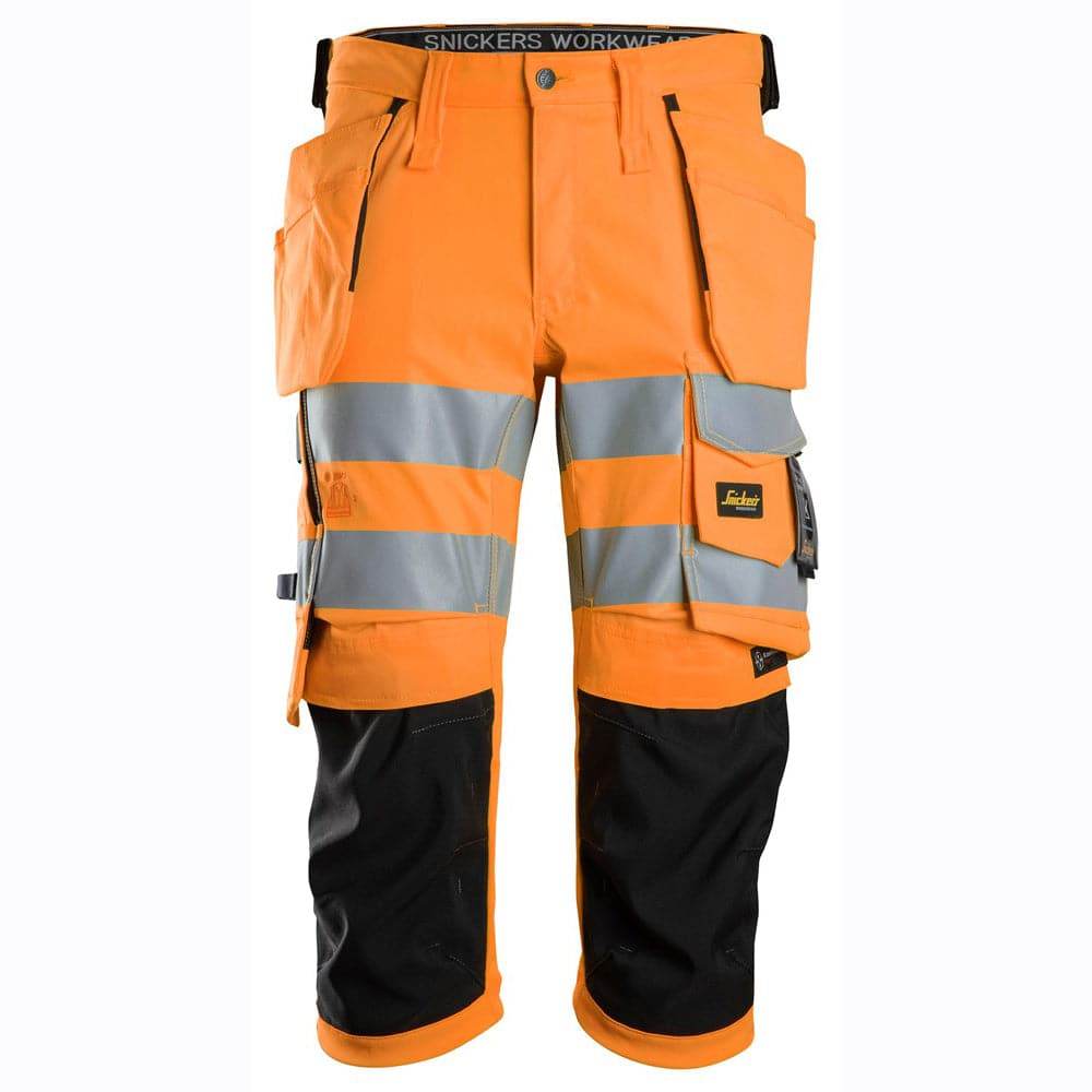 Snickers 6138 High-Vis Class 1/2 Stretch Holster Pocket Pirate Trousers