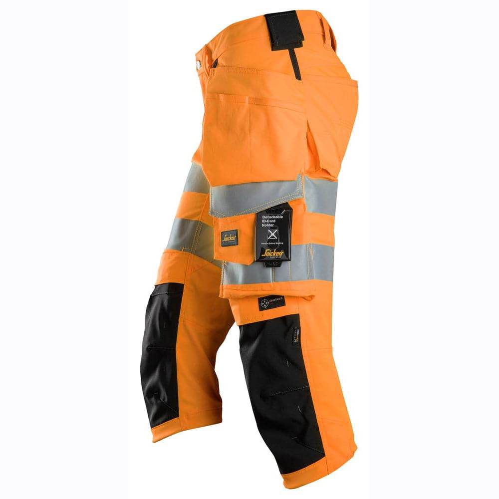 Snickers 6138 High-Vis Class 1/2 Stretch Holster Pocket Pirate Trousers