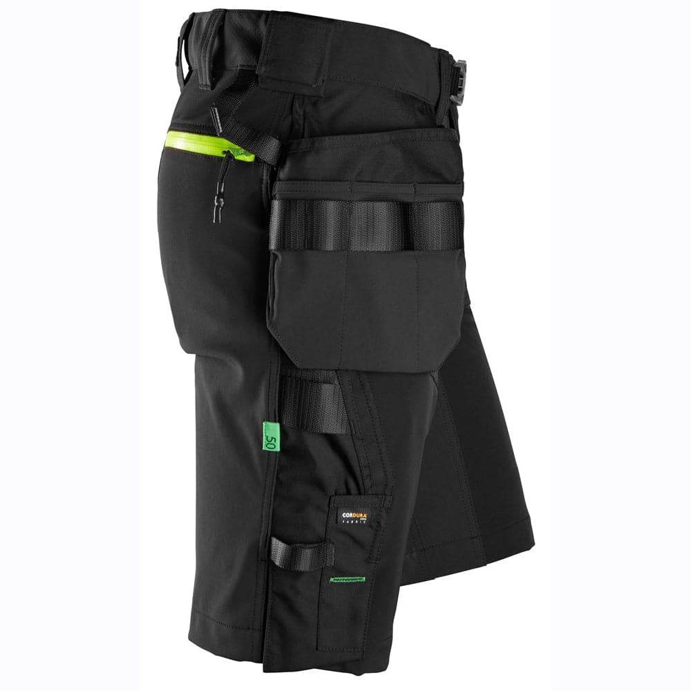 Snickers 6140 FlexiWork, Softshell Stretch Shorts+ Holster Pockets