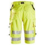 Snickers 6160 ProtecWork, Flame Retardant Hi-Vis Shorts, Class 1