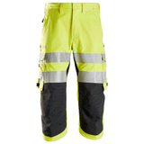 Snickers 6161 ProtecWork, Flame Retardant Hi-Vis Pirate Trouser, Class 2