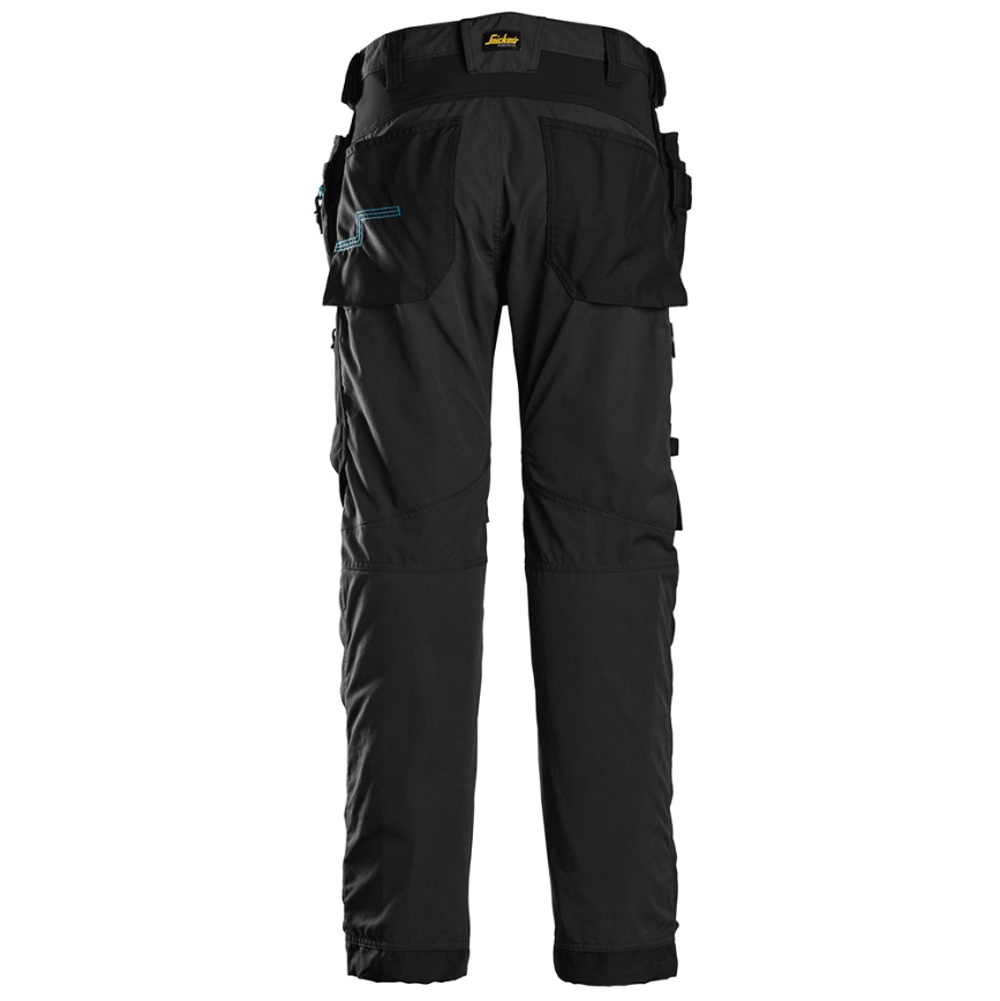 Snickers 6210 LiteWork, 37.5® Holster Pocket Work Trousers Black 35" Waist, 32" Leg - Snickers Size 50